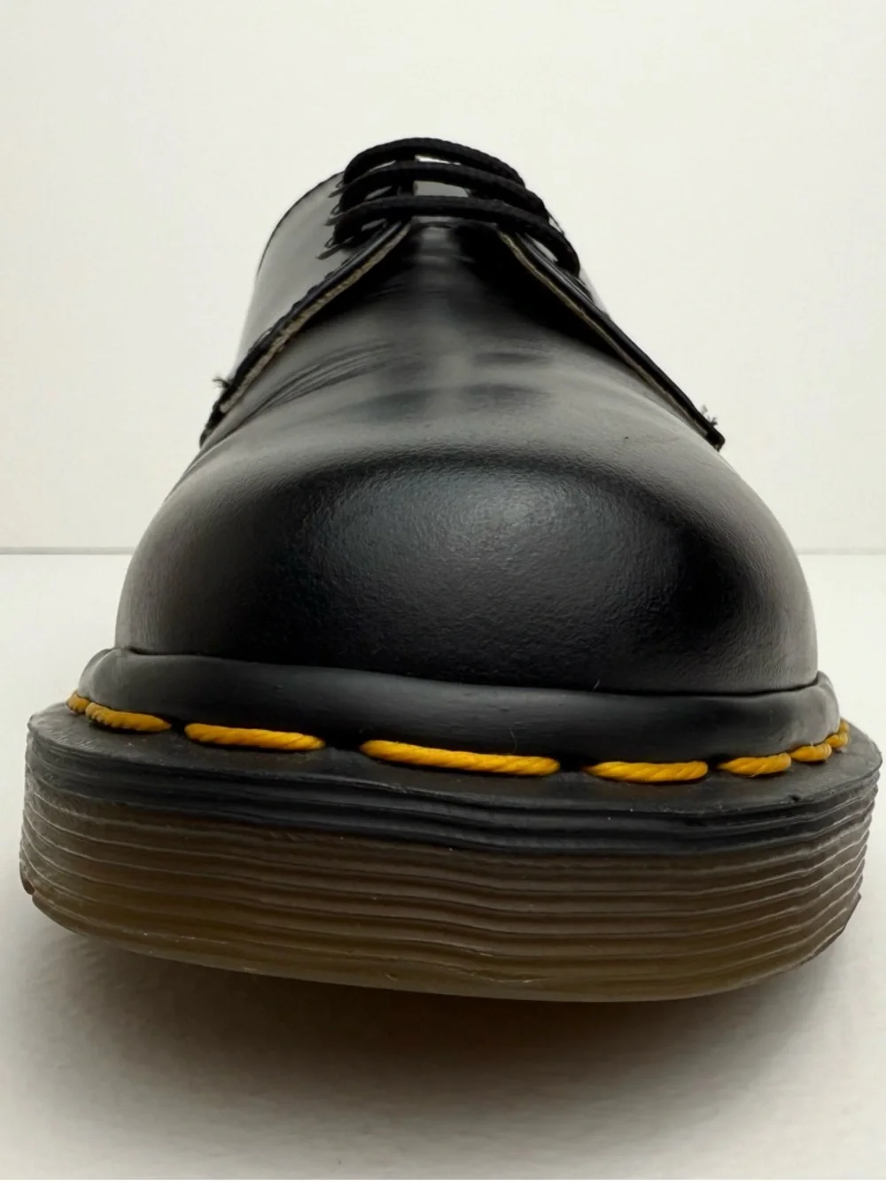 Vintage Dr. Martens England 1461 Black Smooth Leather MIE Oxfords UK 4 - Picture 10 of 16